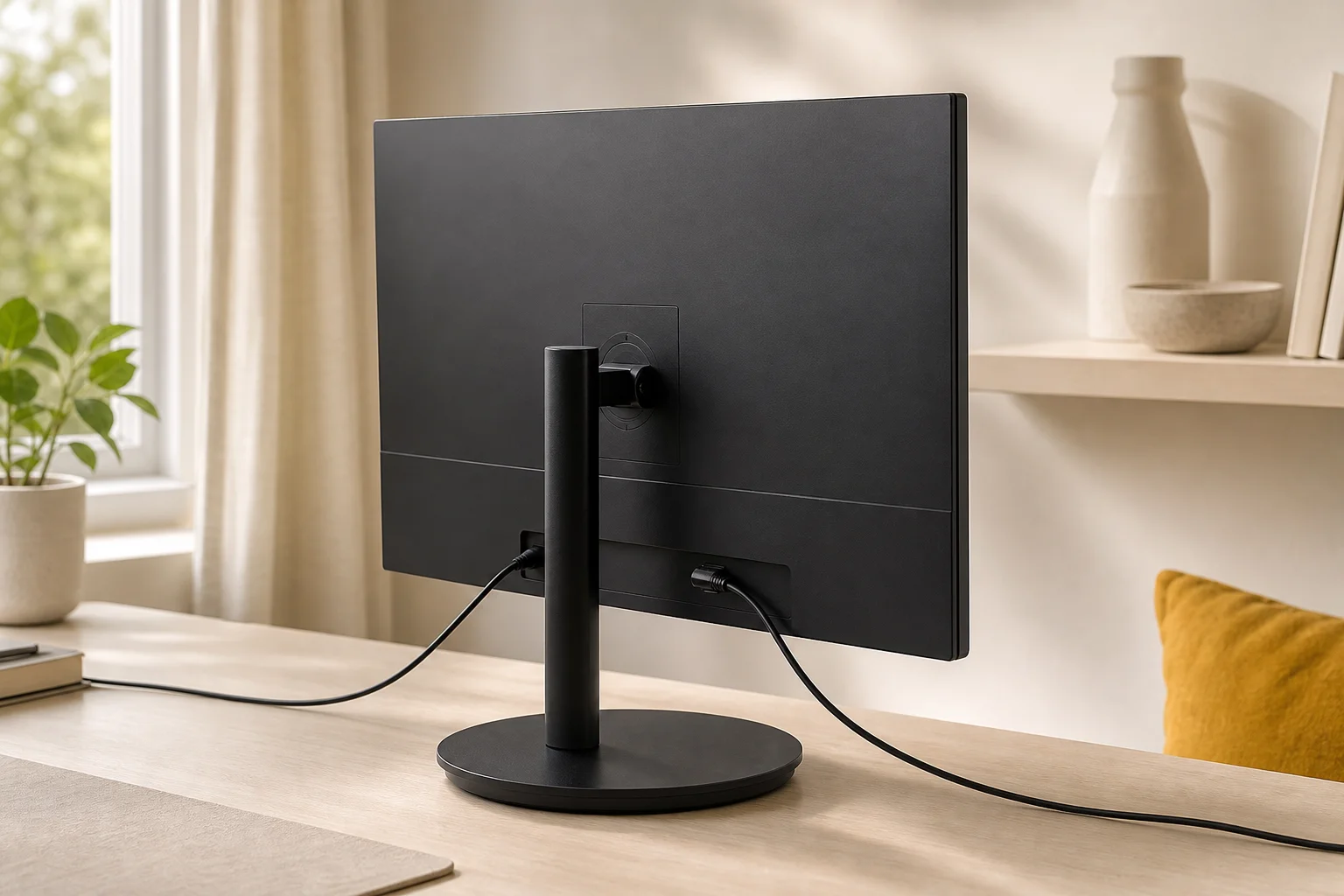 Acer CB272Gbmipruxの設置まわりを確認するイメージ