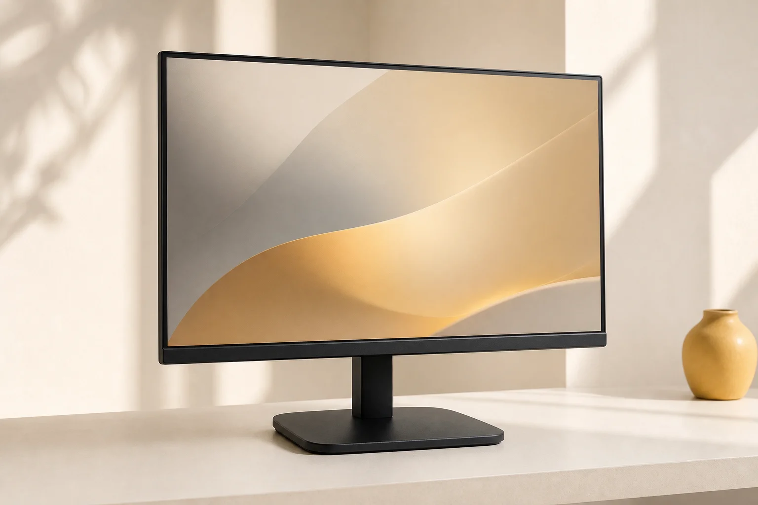 Acer KA242YG0bmixの設置まわりを確認するイメージ
