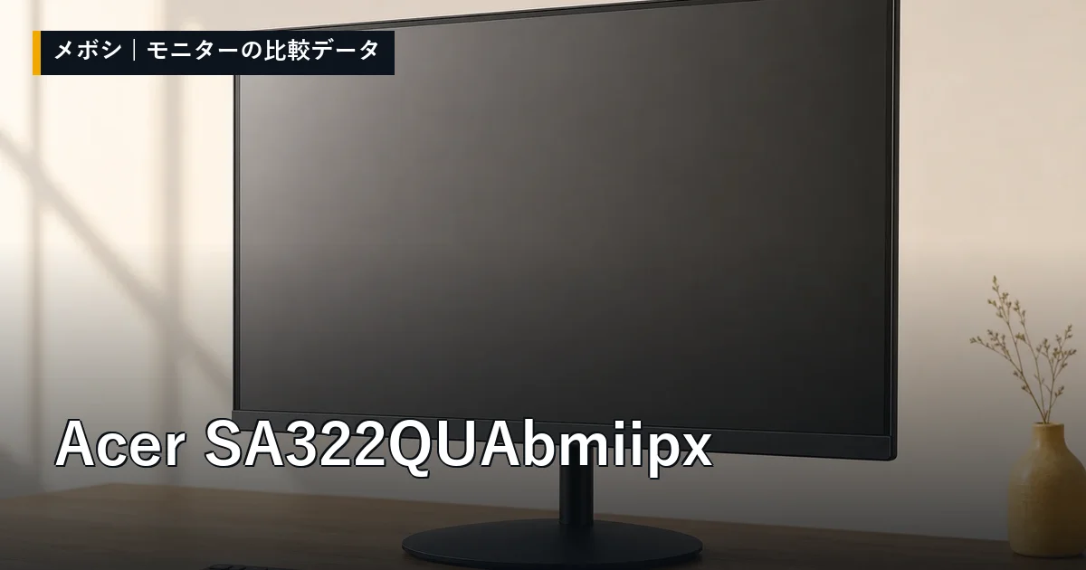 Acer SA322QUAbmiipxのレビューデータまとめ