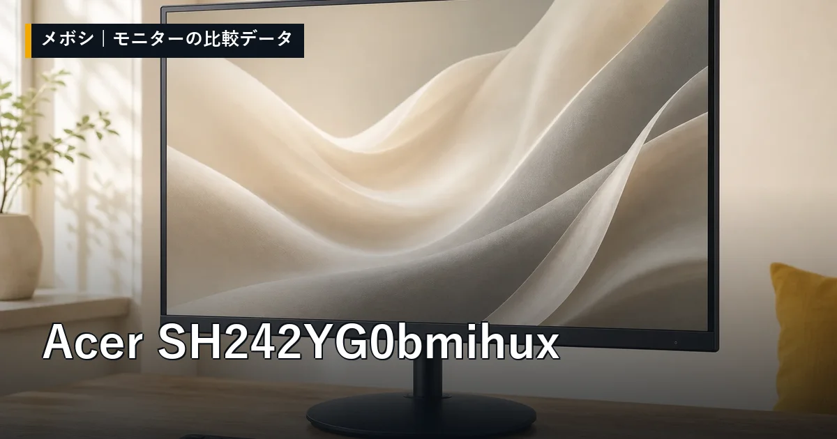 Acer SH242YG0bmihuxのレビューデータまとめ