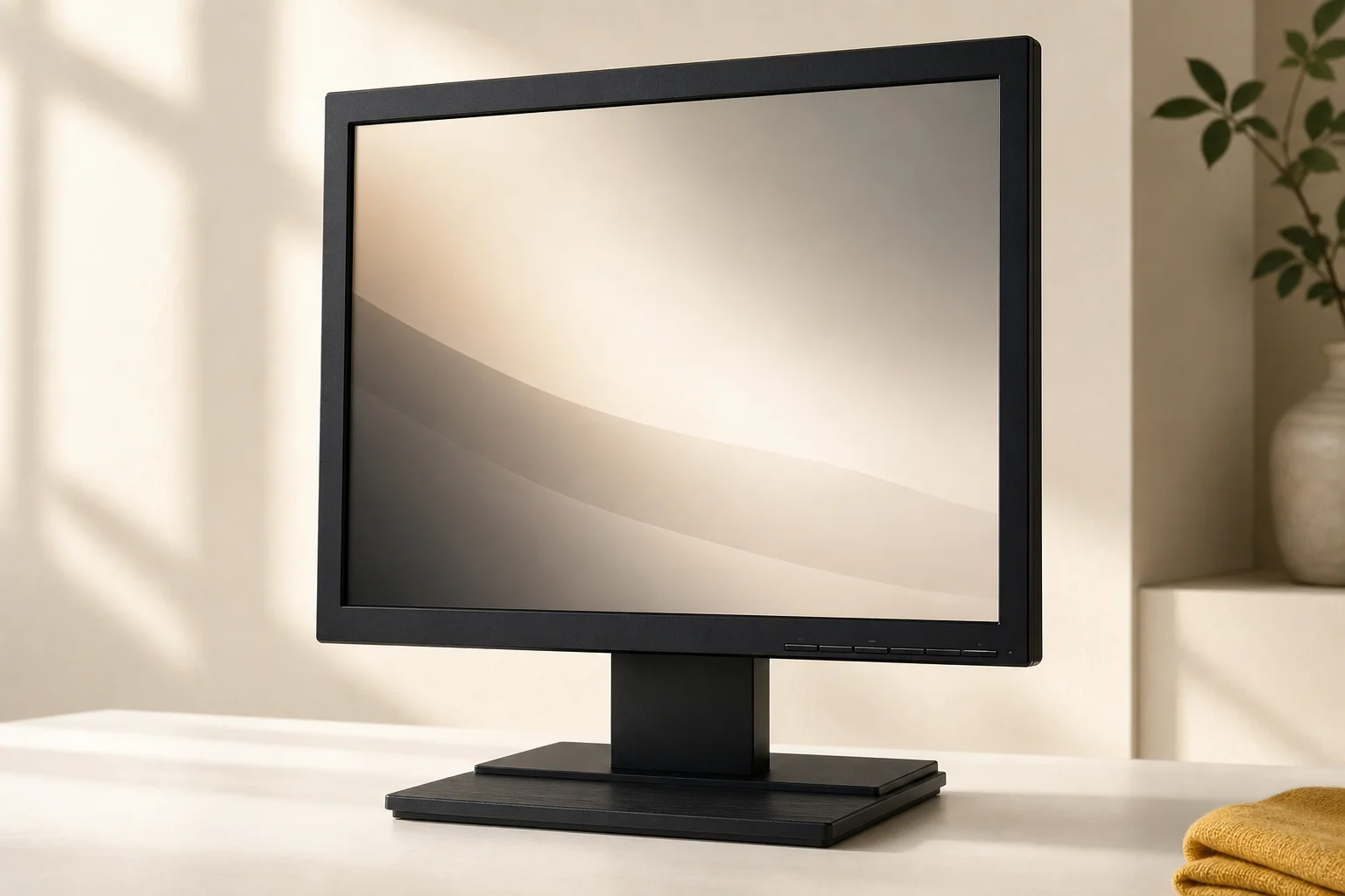 Acer V196LBbiの設置まわりを確認するイメージ