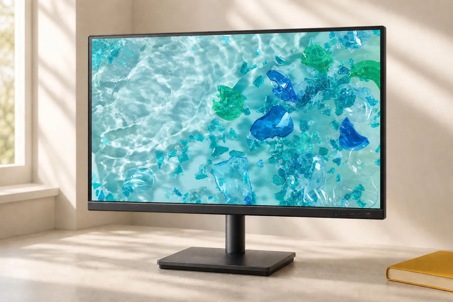 Acer V227QJ0biを暮らしの中で使うイメージ