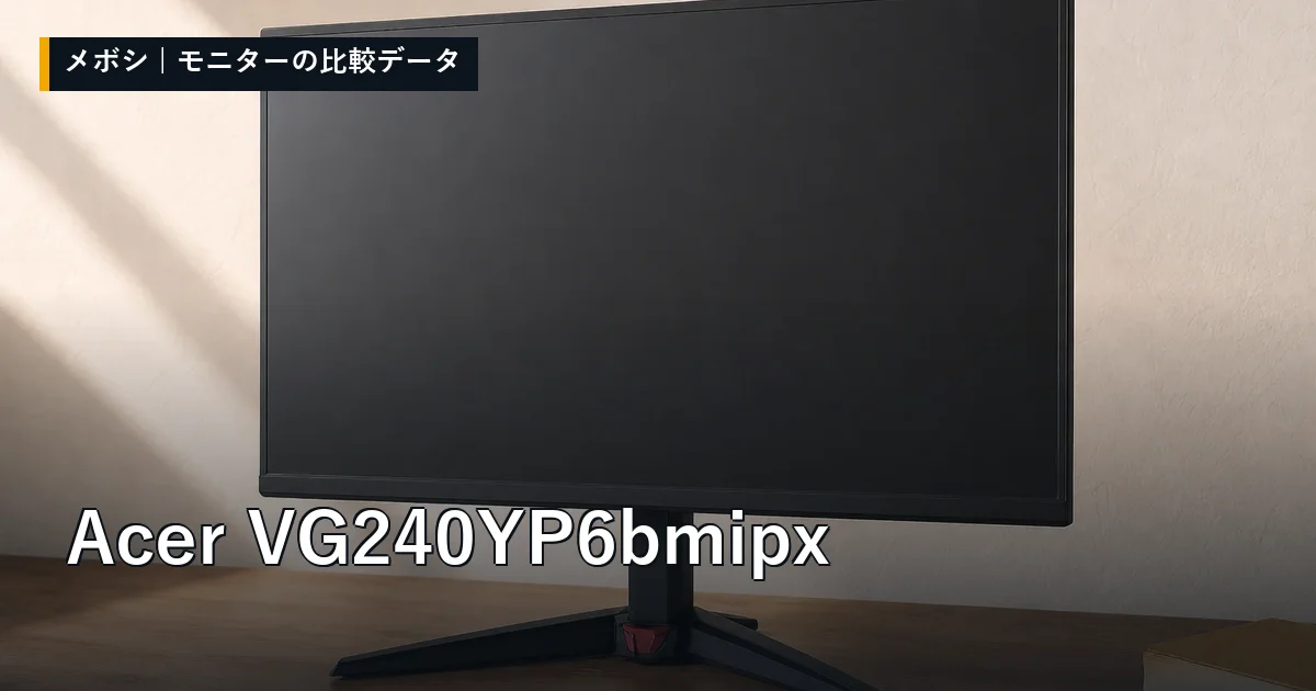Acer VG240YP6bmipxのレビューデータまとめ