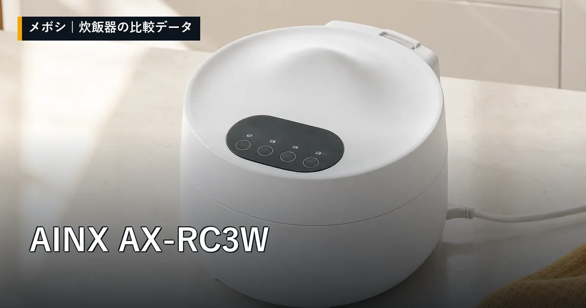 AINX AX-RC3Wのレビューデータまとめ