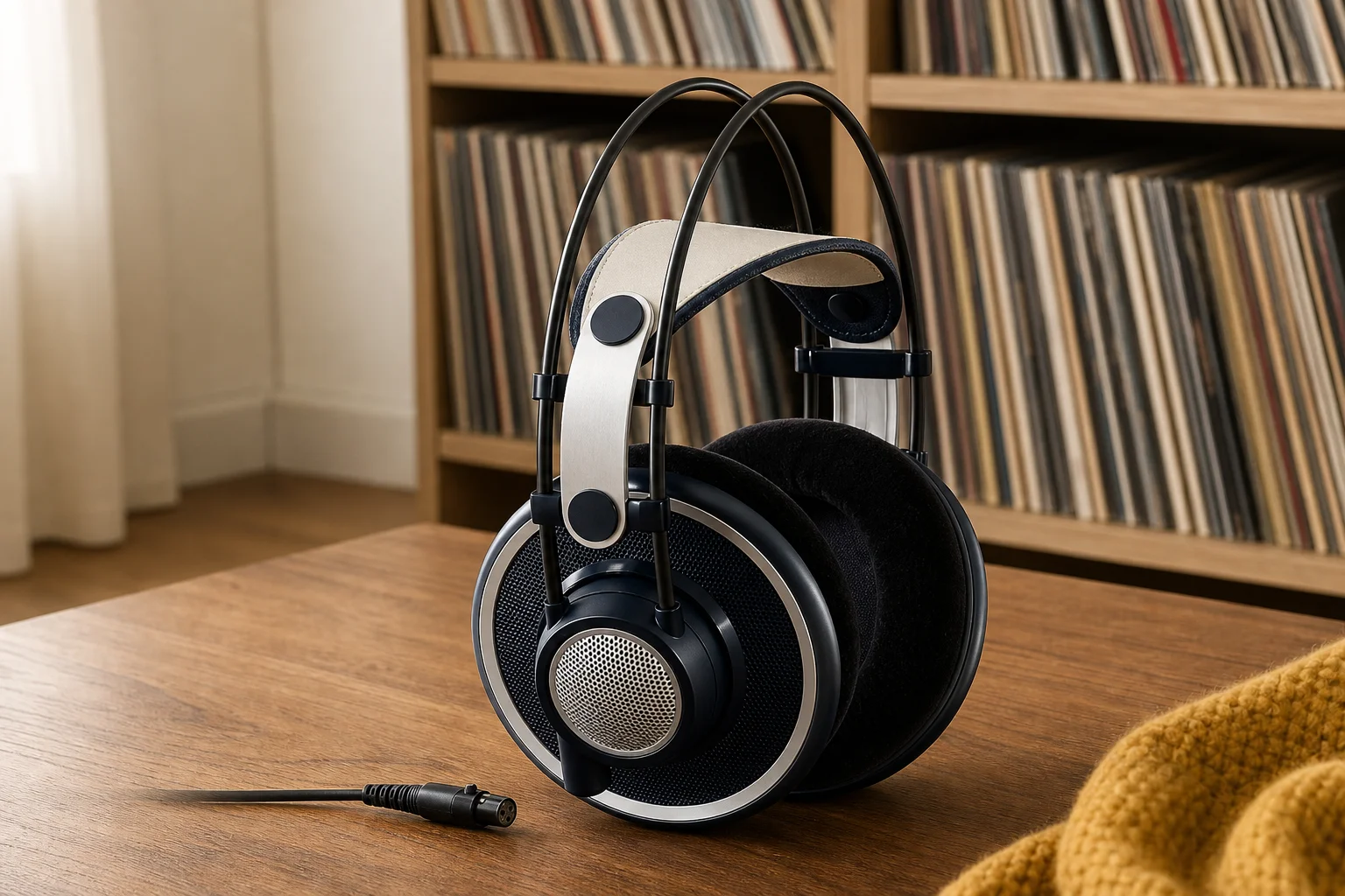 AKG K702の設置まわりを確認するイメージ