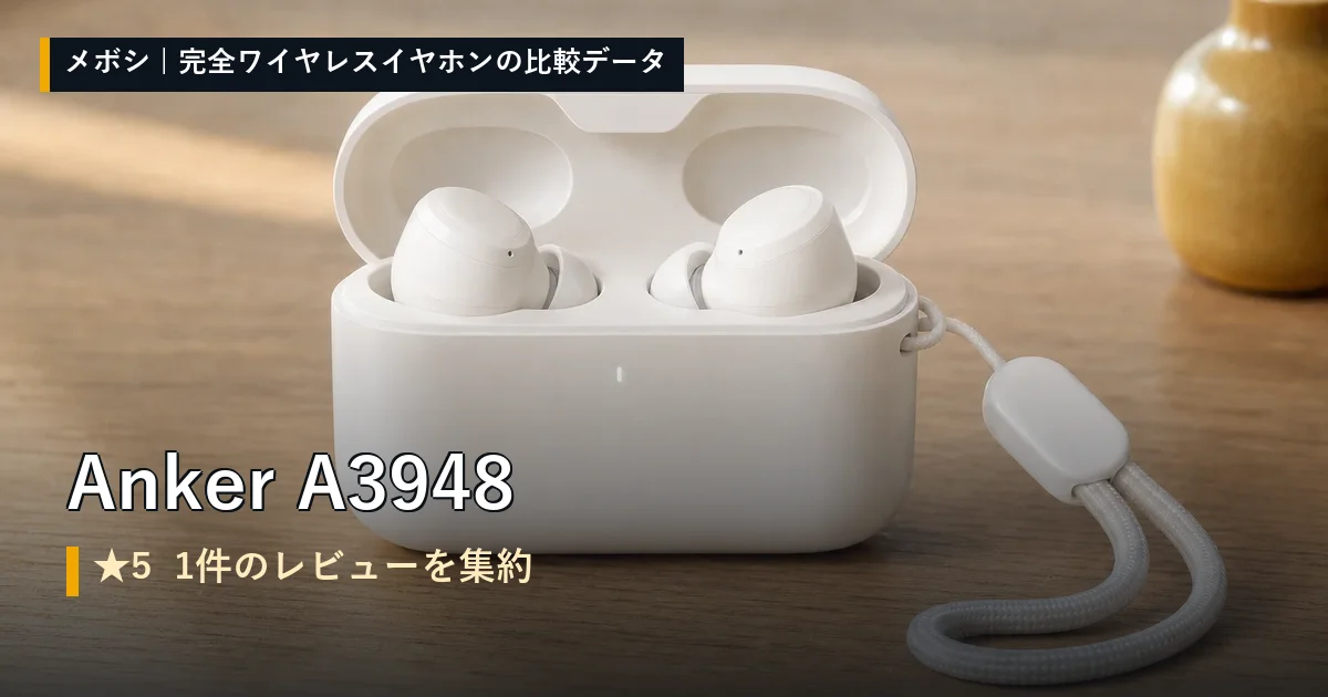 Anker A3948のレビューデータまとめ