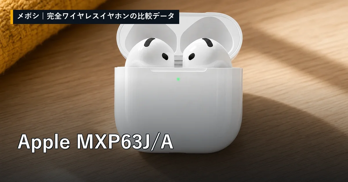 Apple MXP63J/Aのレビューデータまとめ