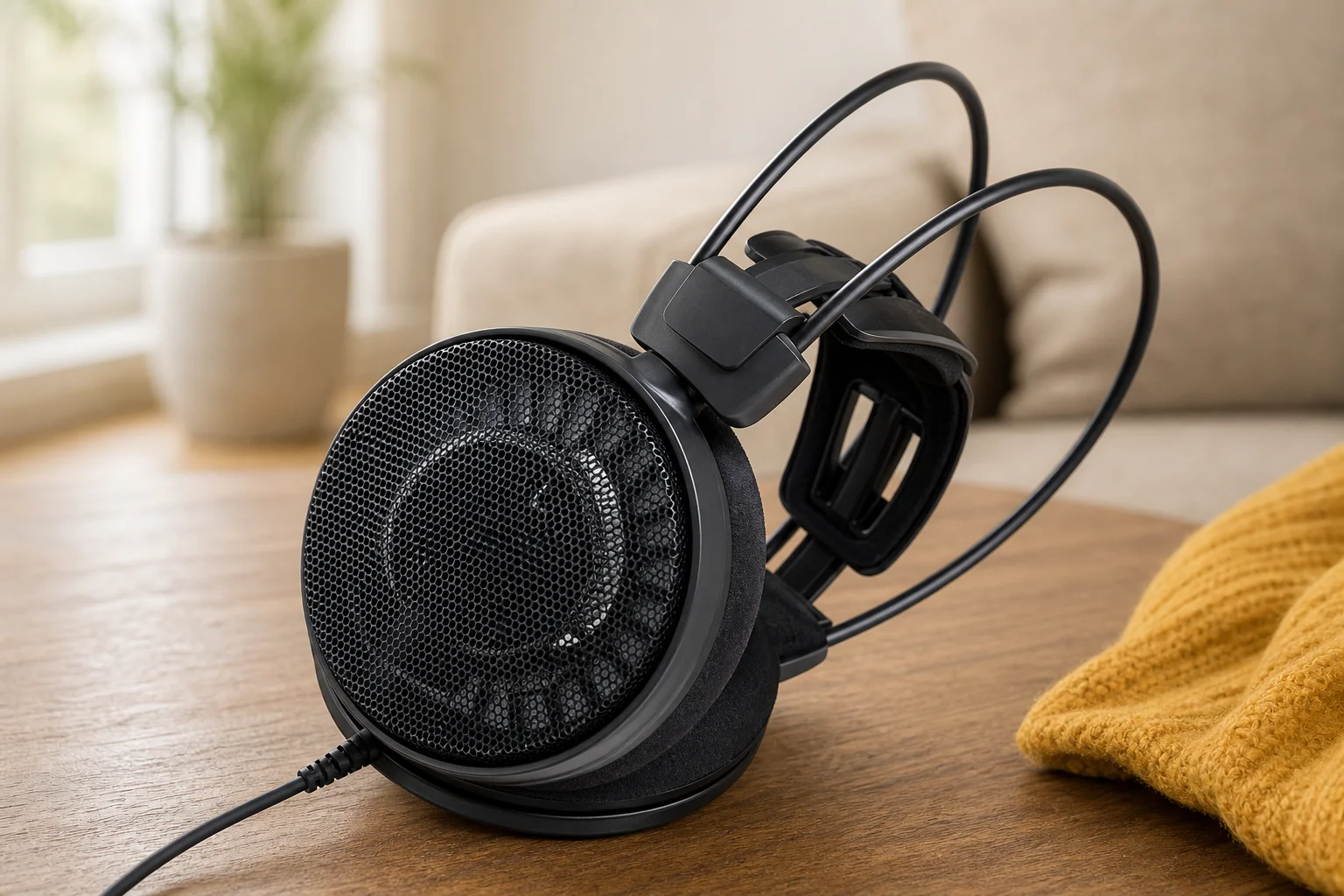 オーディオテクニカ ATH-AD900Xを暮らしの中で使うイメージ