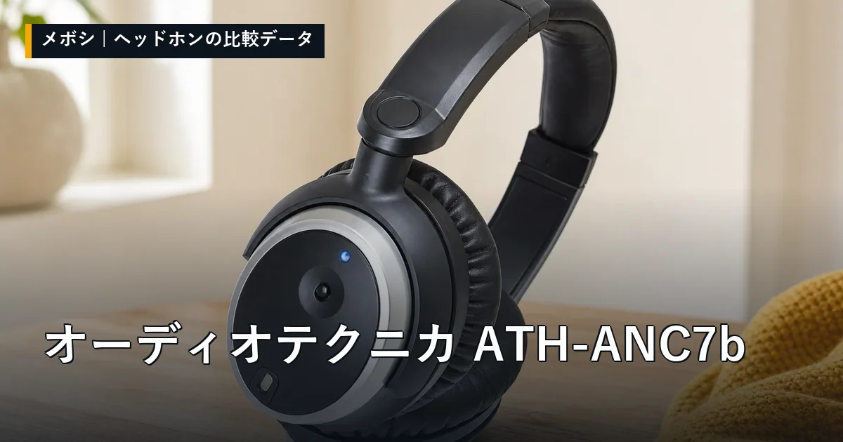 オーディオテクニカ ATH-ANC7bのレビューデータまとめ