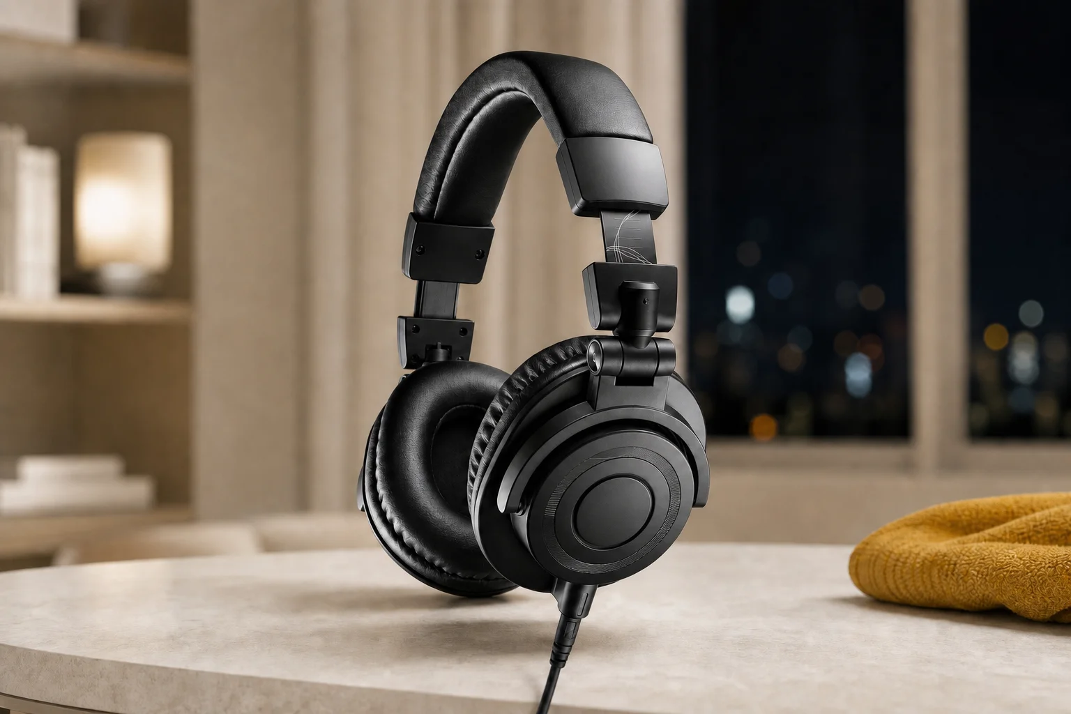 オーディオテクニカ ATH-M50x ENSOの設置まわりを確認するイメージ