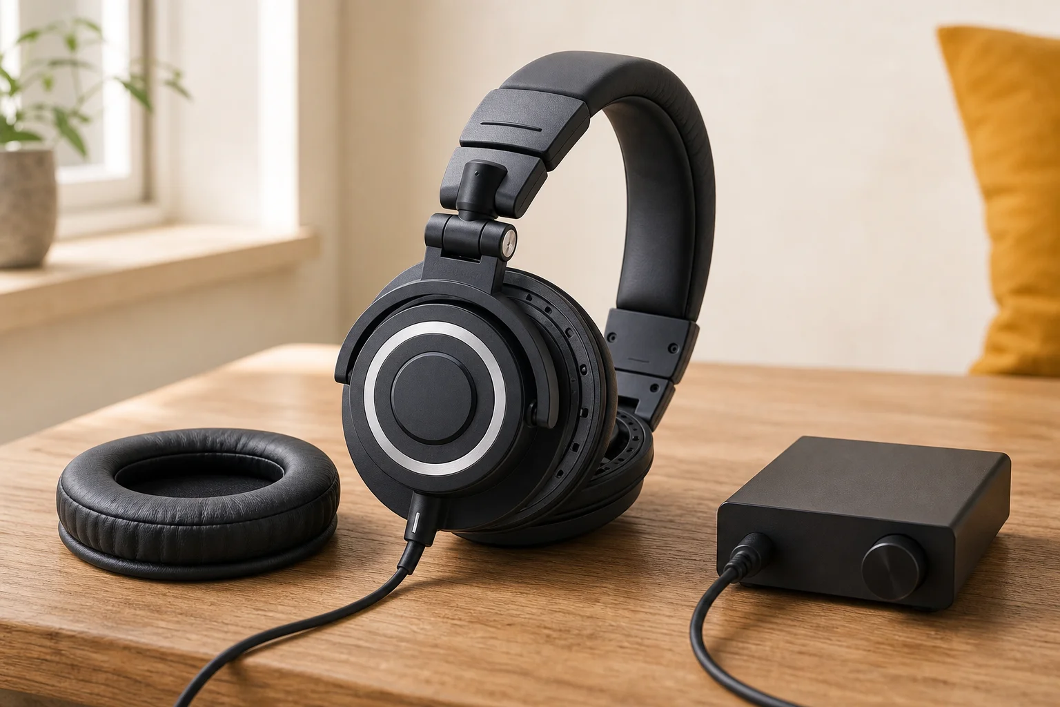 オーディオテクニカ ATH-M50xBLを暮らしの中で使うイメージ