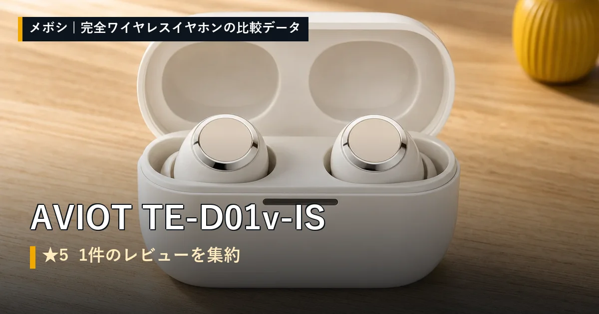 AVIOT TE-D01v-ISのレビューデータまとめ