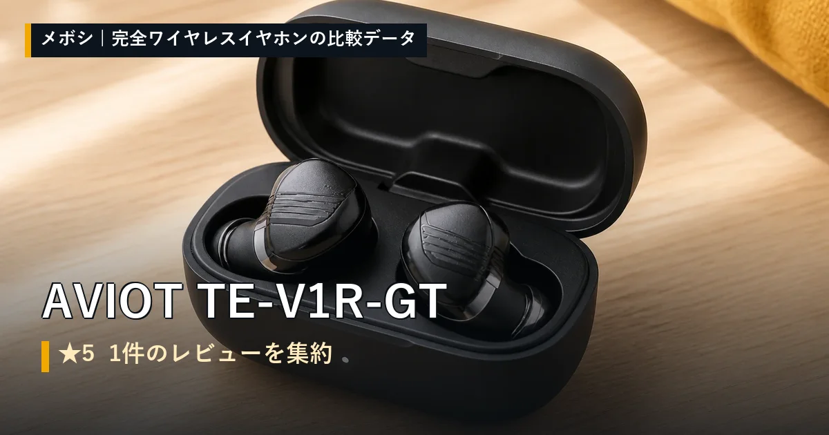AVIOT TE-V1R-GTのレビューデータまとめ