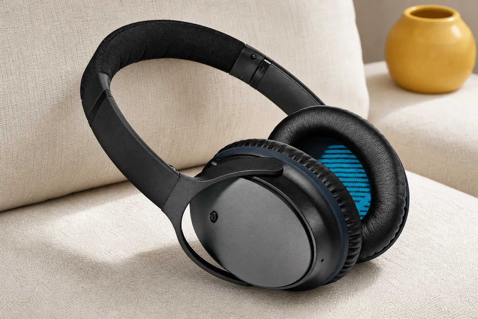 ボーズ QC25の設置まわりを確認するイメージ