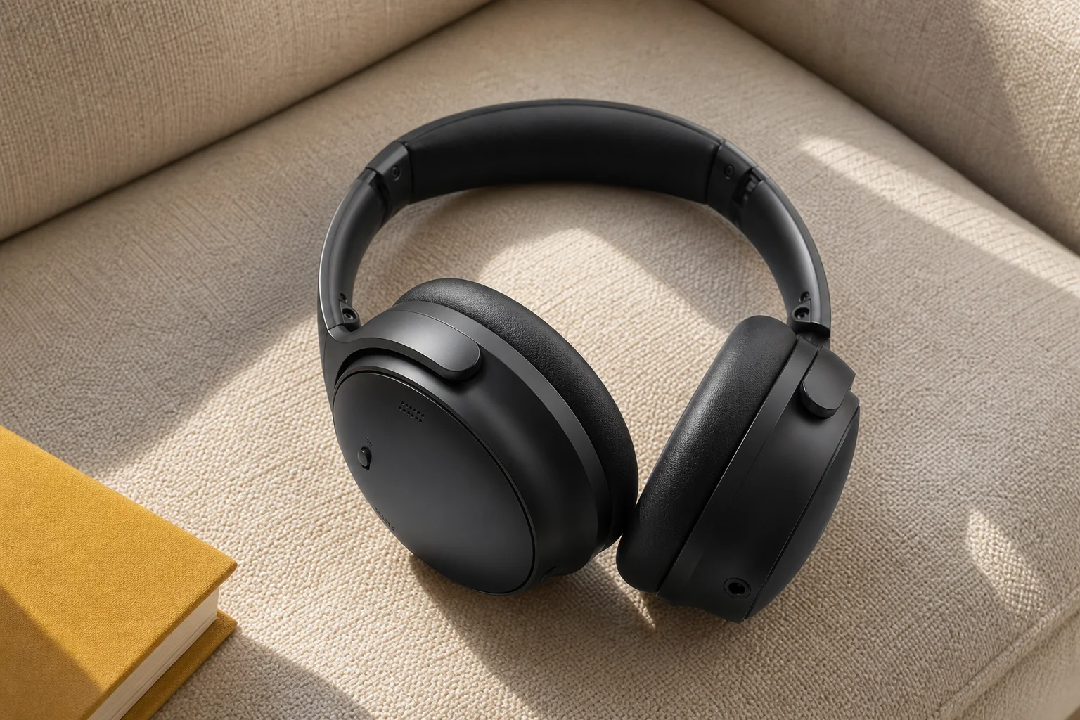 ボーズ QC45の設置まわりを確認するイメージ