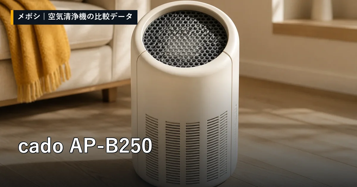 cado AP-B250のレビューデータまとめ
