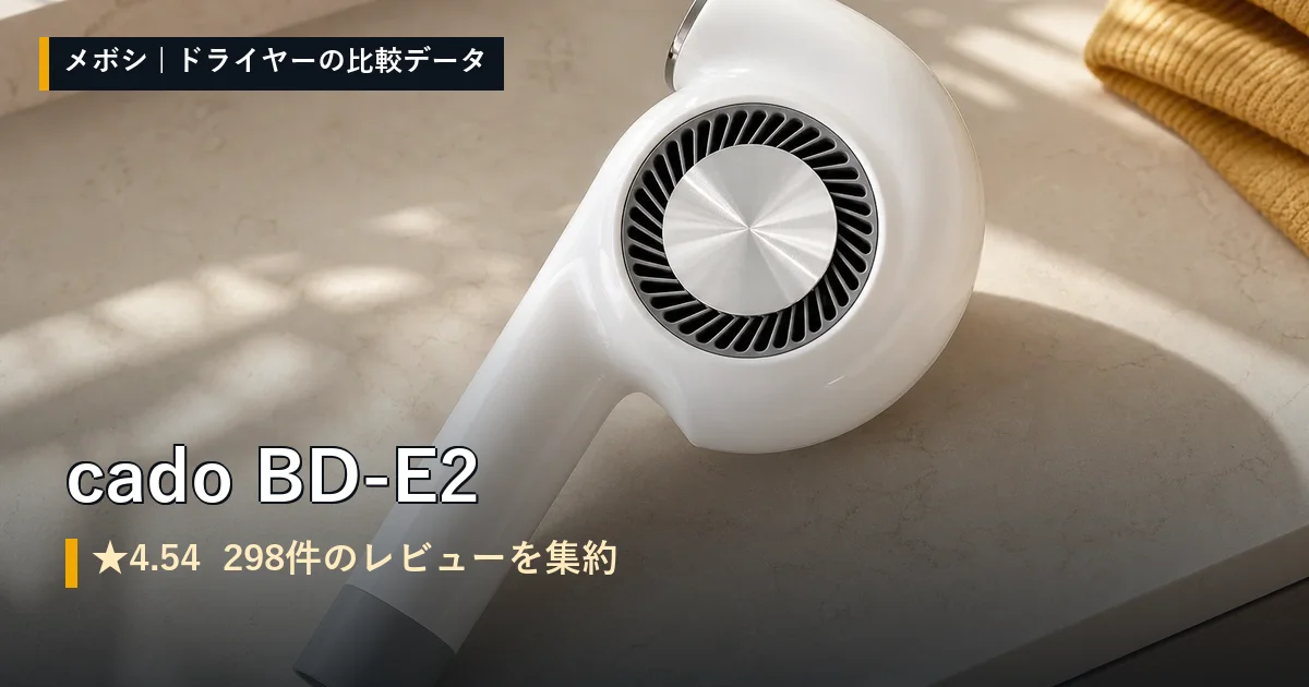 cado BD-E2のレビューデータまとめ