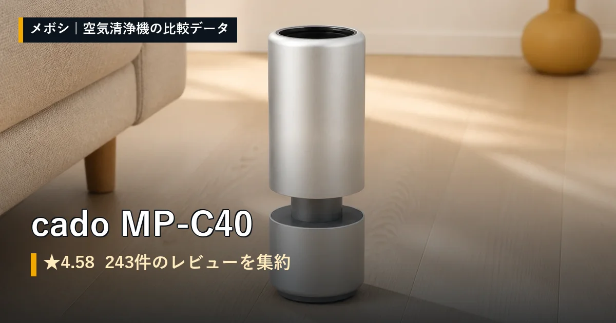 cado MP-C40のレビューデータまとめ
