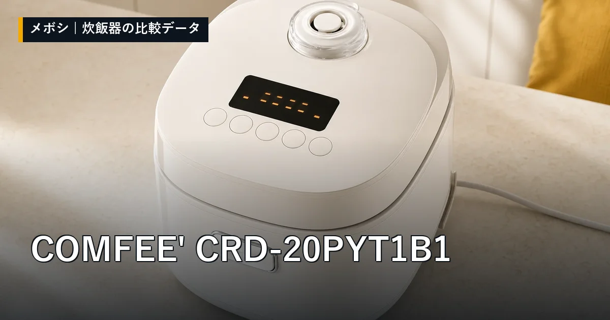 COMFEE' CRD-20PYT1B1のレビューデータまとめ