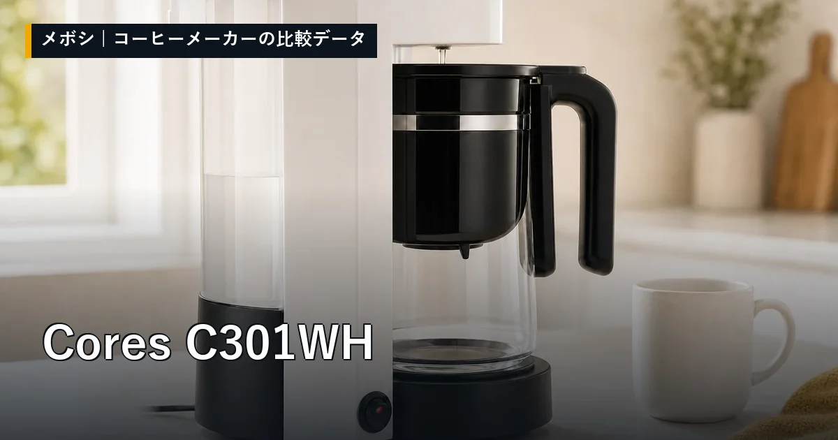 Cores C301WHのレビューデータまとめ