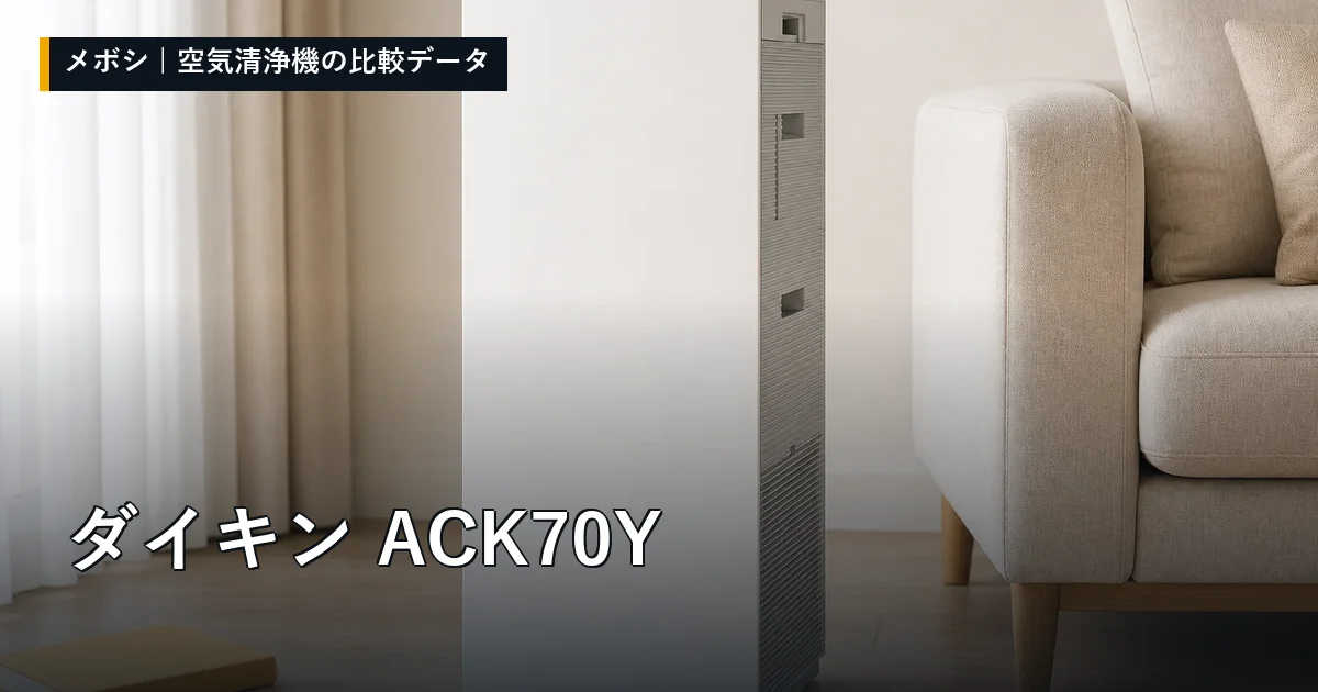 ダイキン ACK70Yのレビューデータまとめ