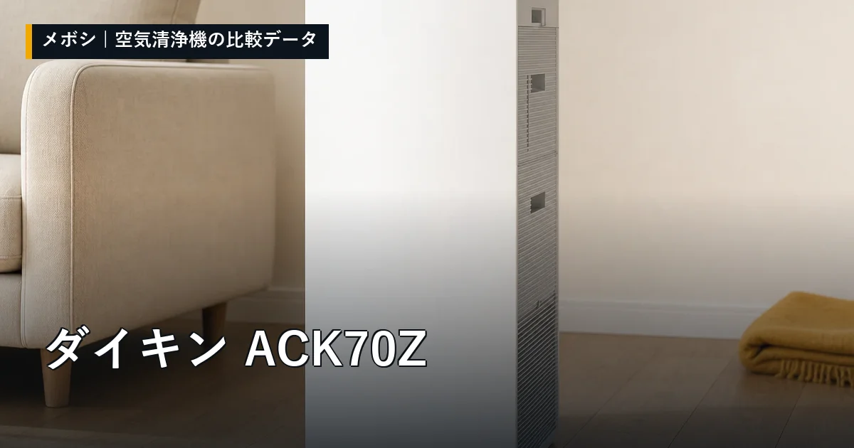 ダイキン ACK70Zのレビューデータまとめ