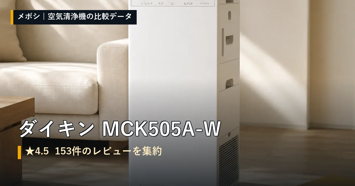 ダイキン MCK505A-Wのレビューデータまとめ