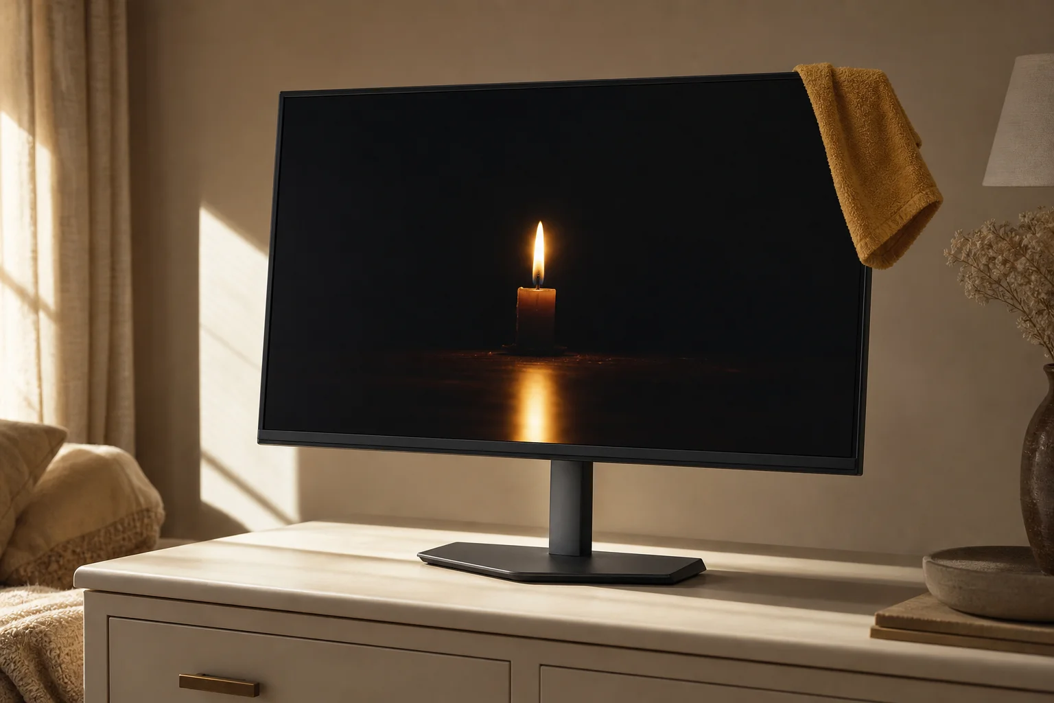 デル AW2726DMを暮らしの中で使うイメージ