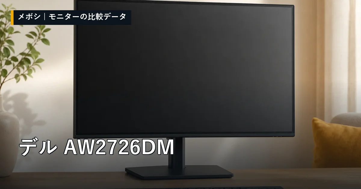 デル AW2726DMのレビューデータまとめ