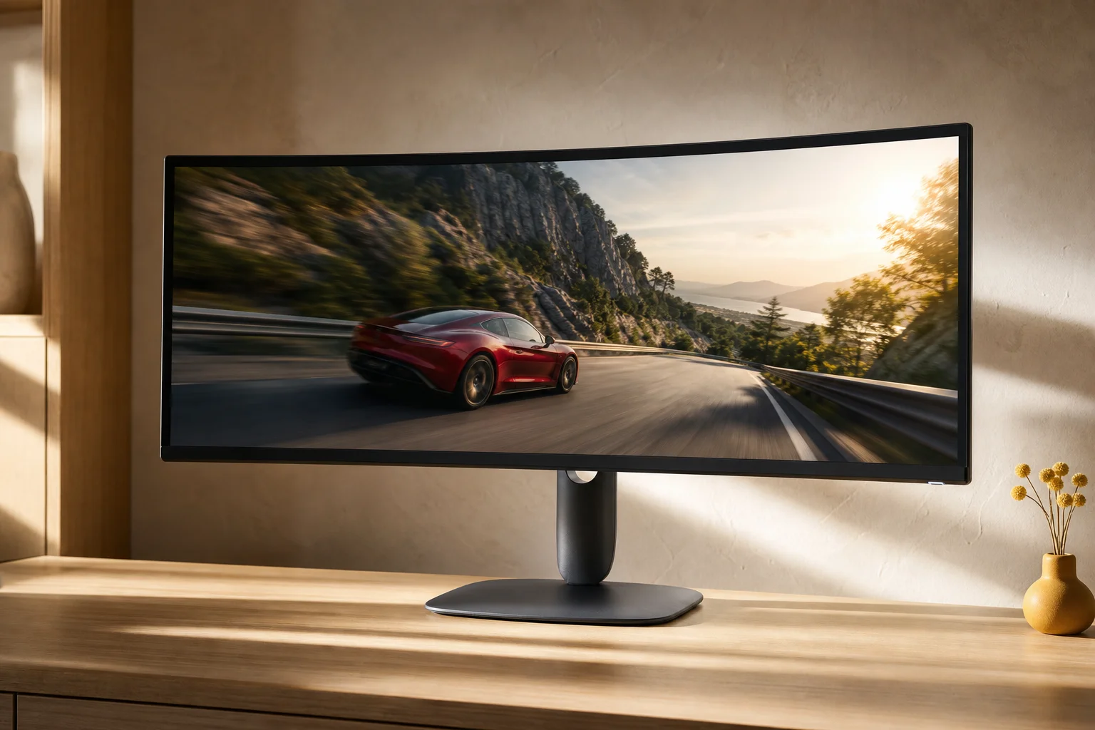 Dell AW3425DWを暮らしの中で使うイメージ