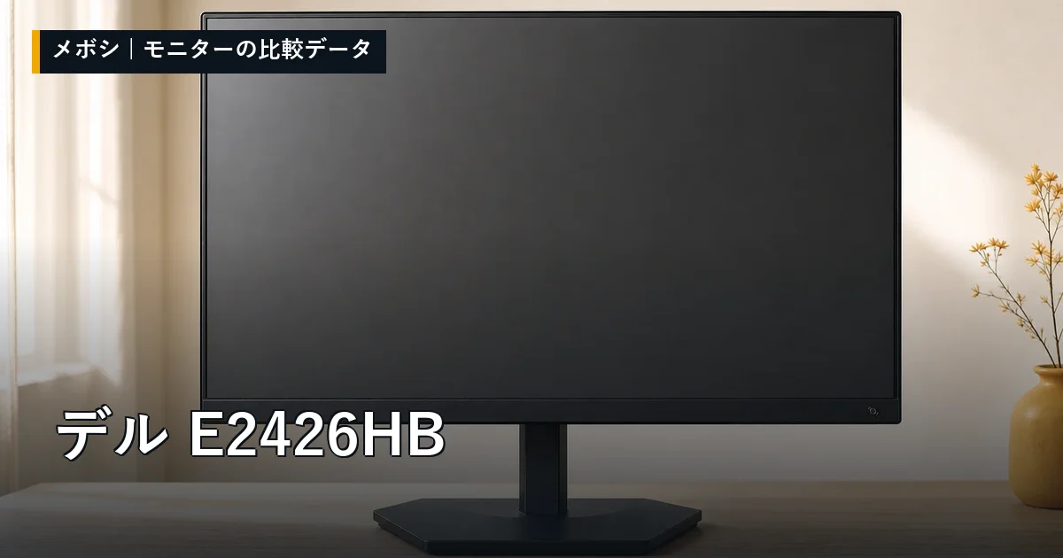 デル E2426HBのレビューデータまとめ