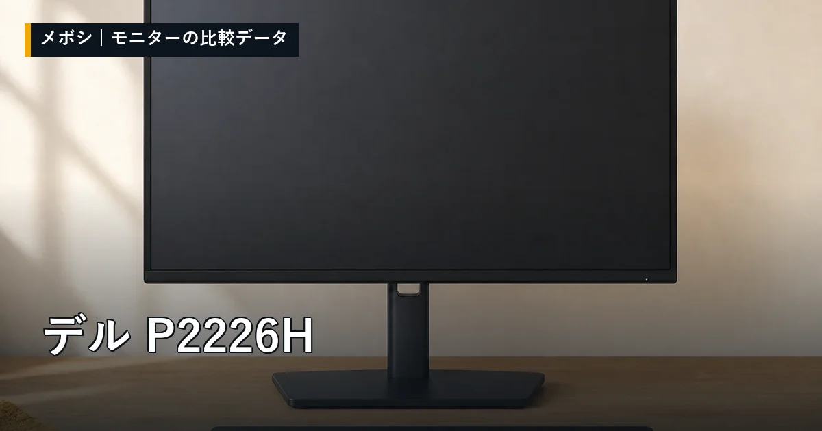 デル P2226Hのレビューデータまとめ