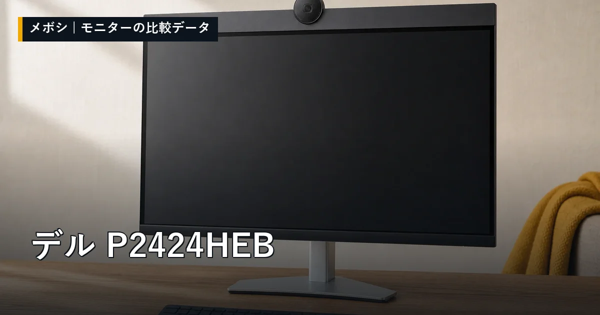 デル P2424HEBのレビューデータまとめ
