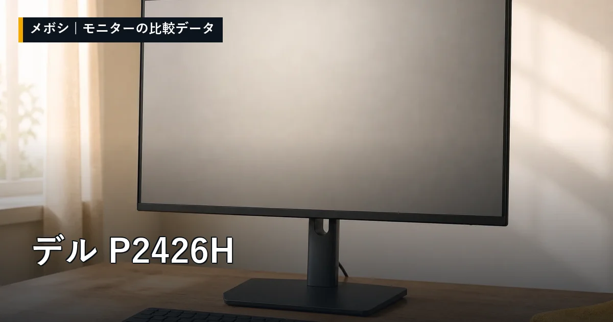 デル P2426Hのレビューデータまとめ