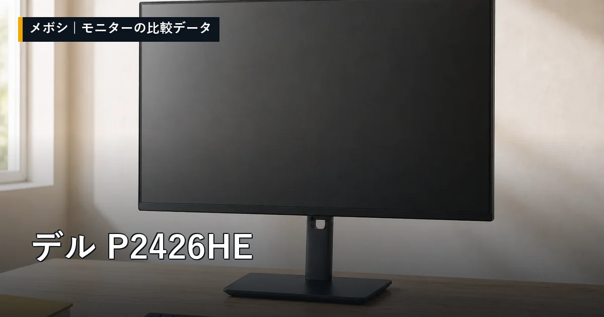 デル P2426HEのレビューデータまとめ