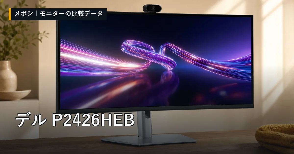 デル P2426HEBのレビューデータまとめ