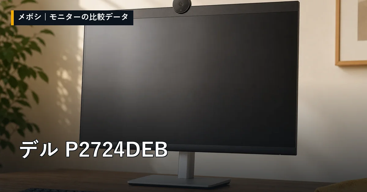 デル P2724DEBのレビューデータまとめ