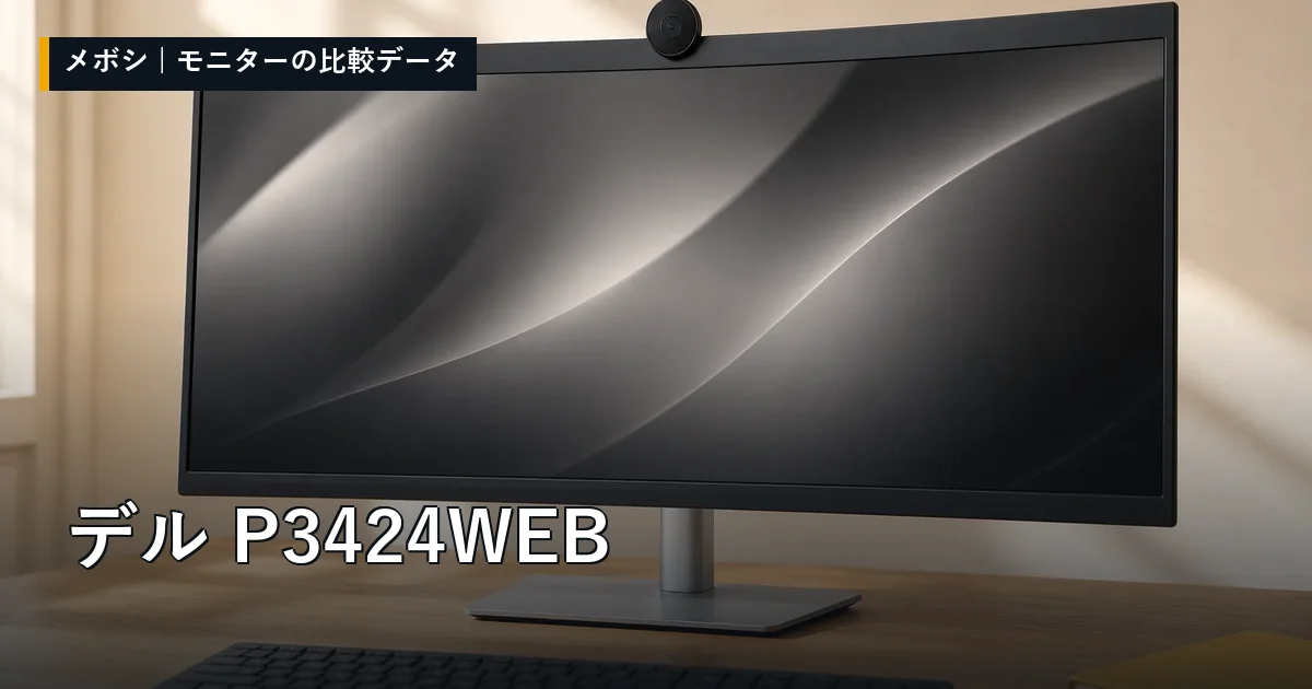 デル P3424WEBのレビューデータまとめ