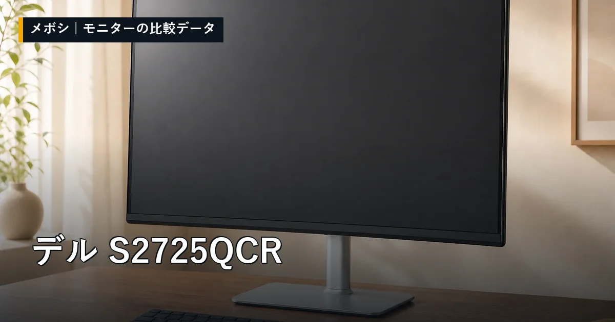 デル S2725QCRのレビューデータまとめ