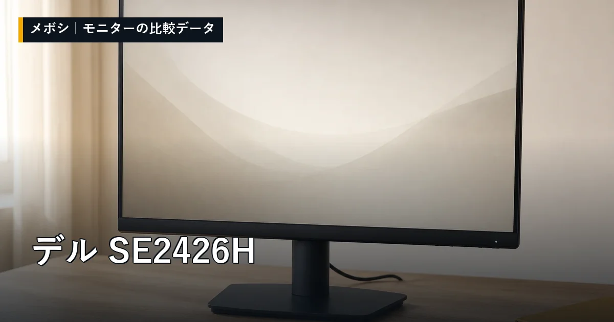 デル SE2426Hのレビューデータまとめ