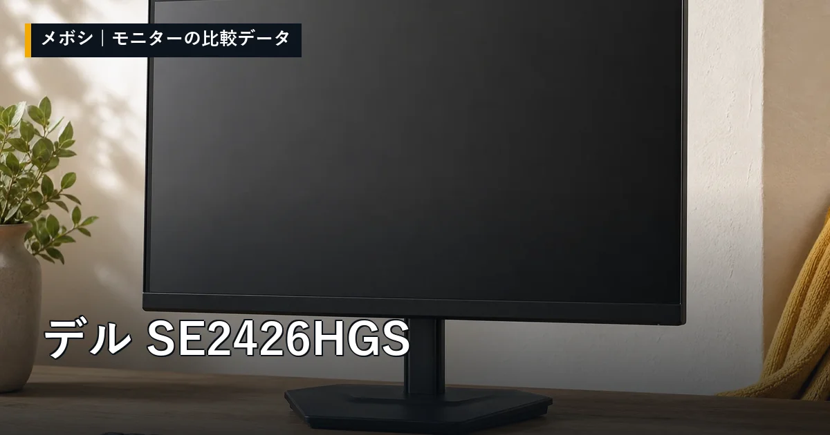 デル SE2426HGSのレビューデータまとめ