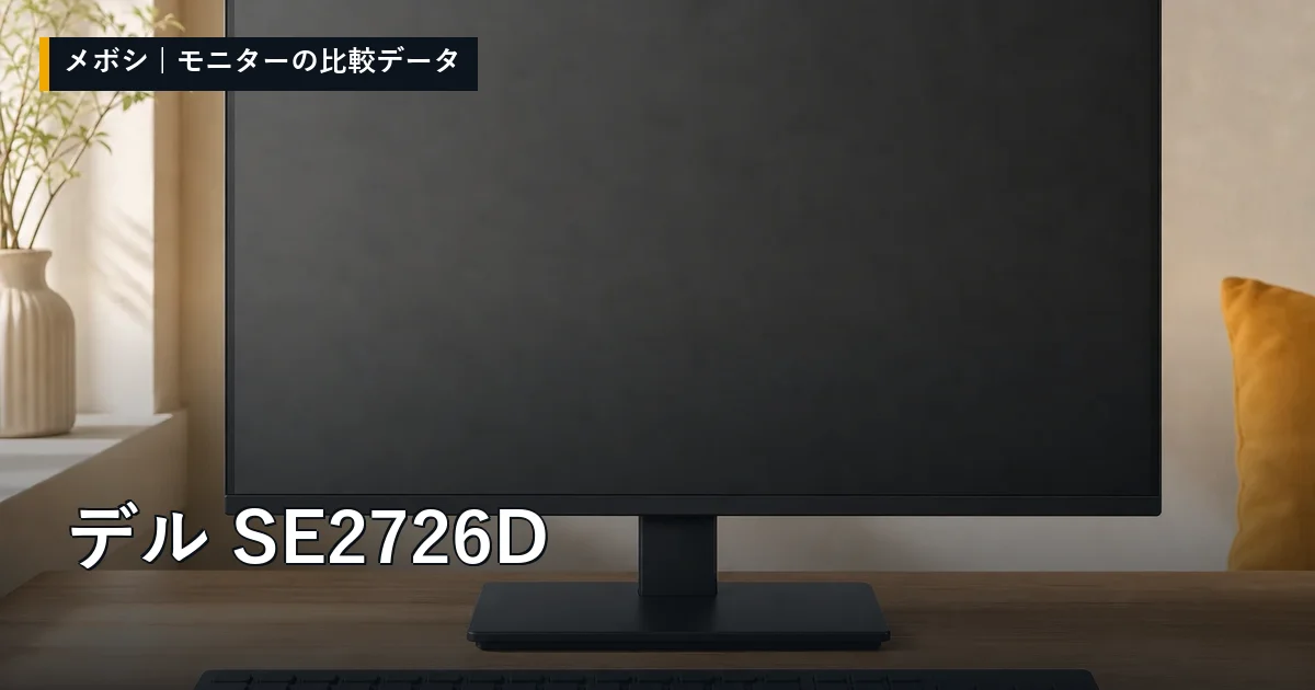 デル SE2726Dのレビューデータまとめ