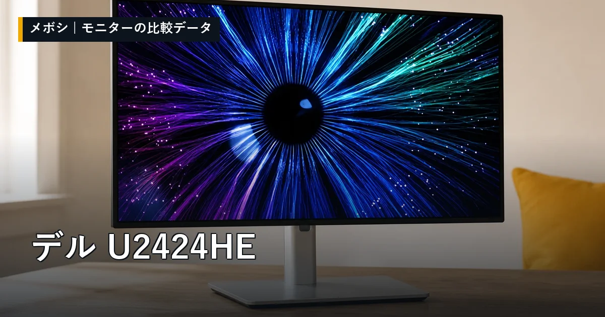 デル U2424HEのレビューデータまとめ