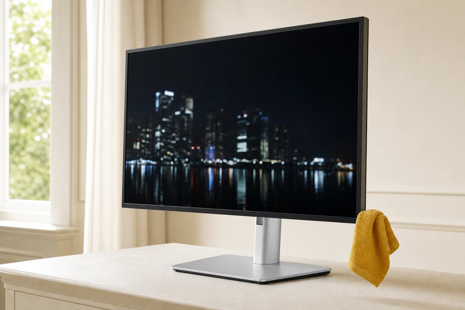 デル U3225QEを暮らしの中で使うイメージ
