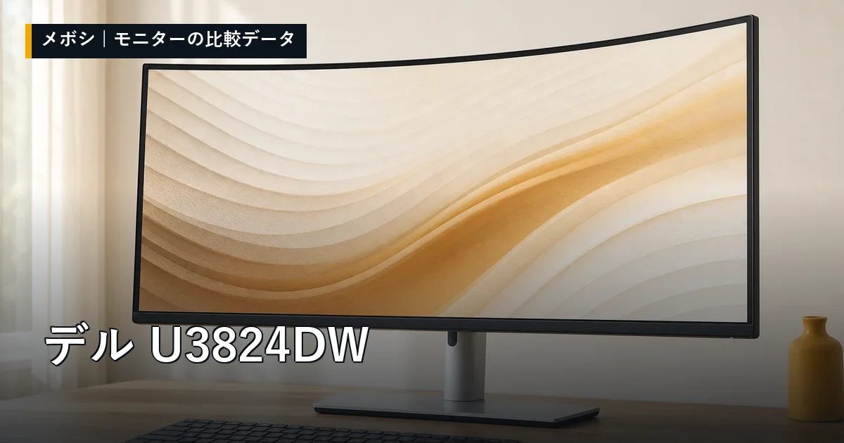 デル U3824DWのレビューデータまとめ