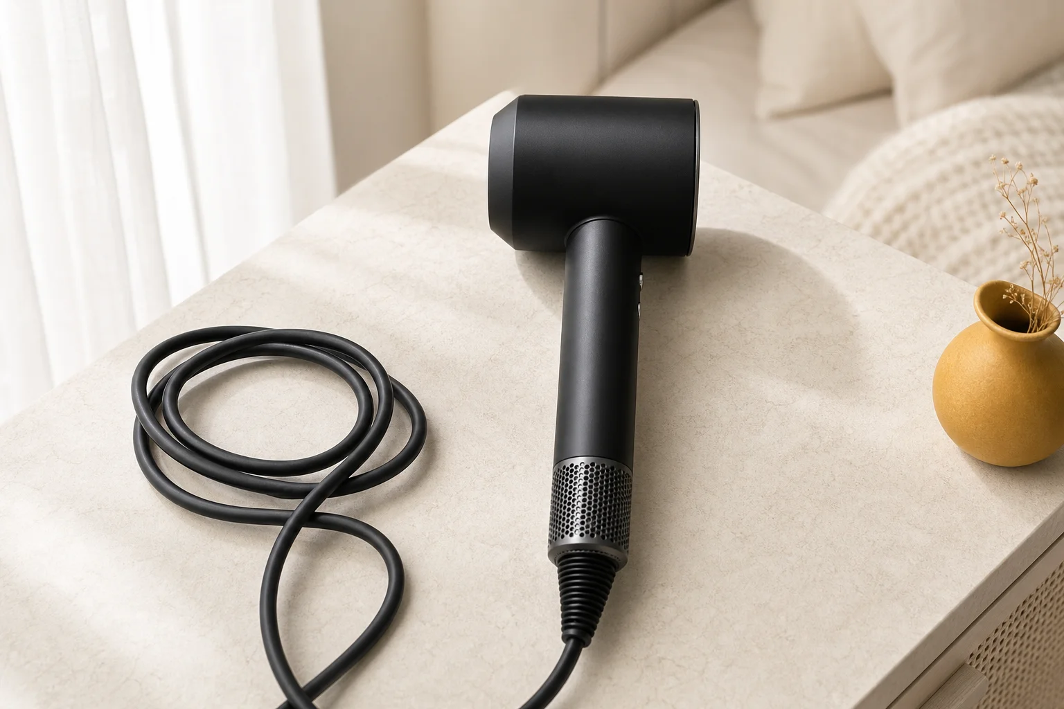 Dyson HD03 ULFの設置まわりを確認するイメージ