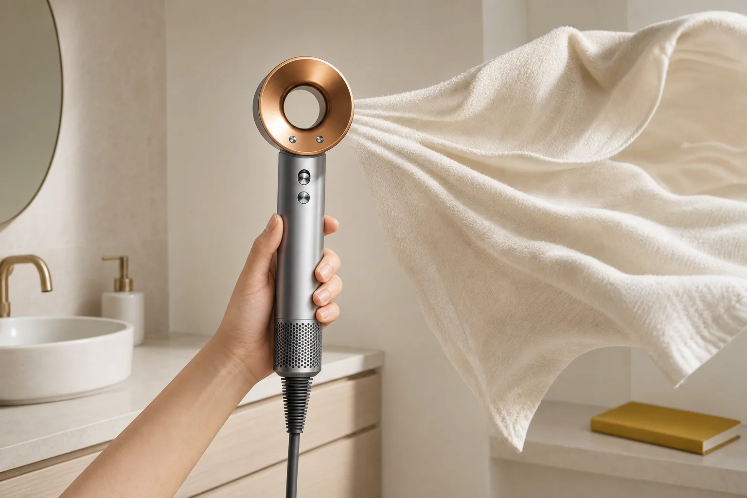 Dyson HD08 BNBCを暮らしの中で使うイメージ