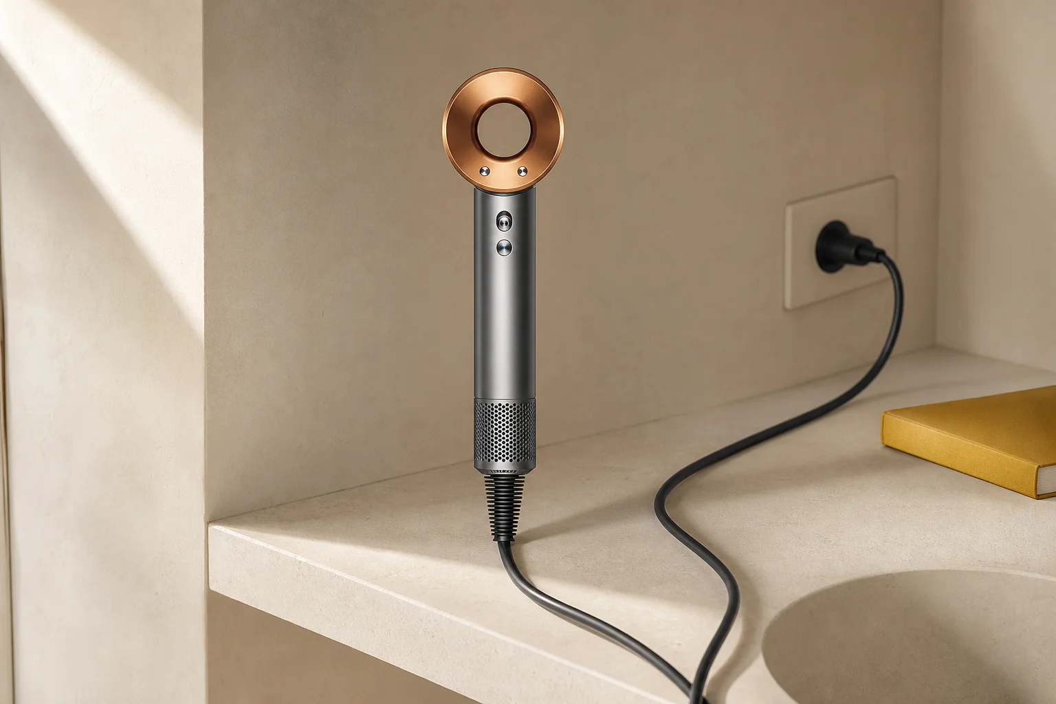 Dyson HD15 ULF BNBCの設置まわりを確認するイメージ