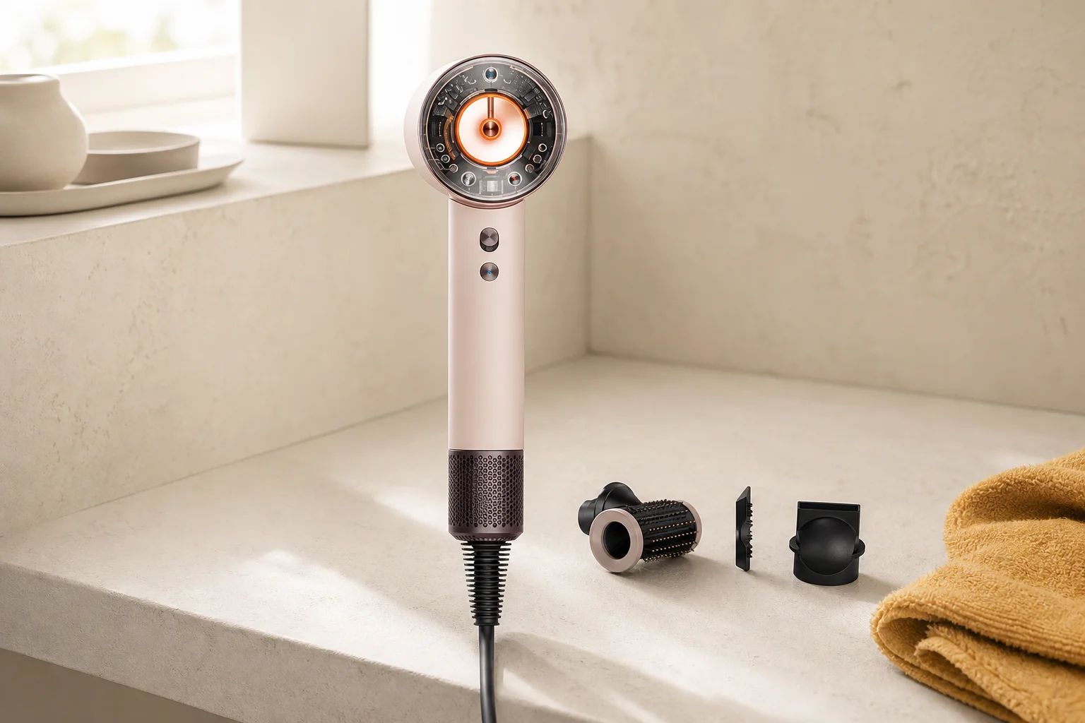 Dyson HD16の設置まわりを確認するイメージ