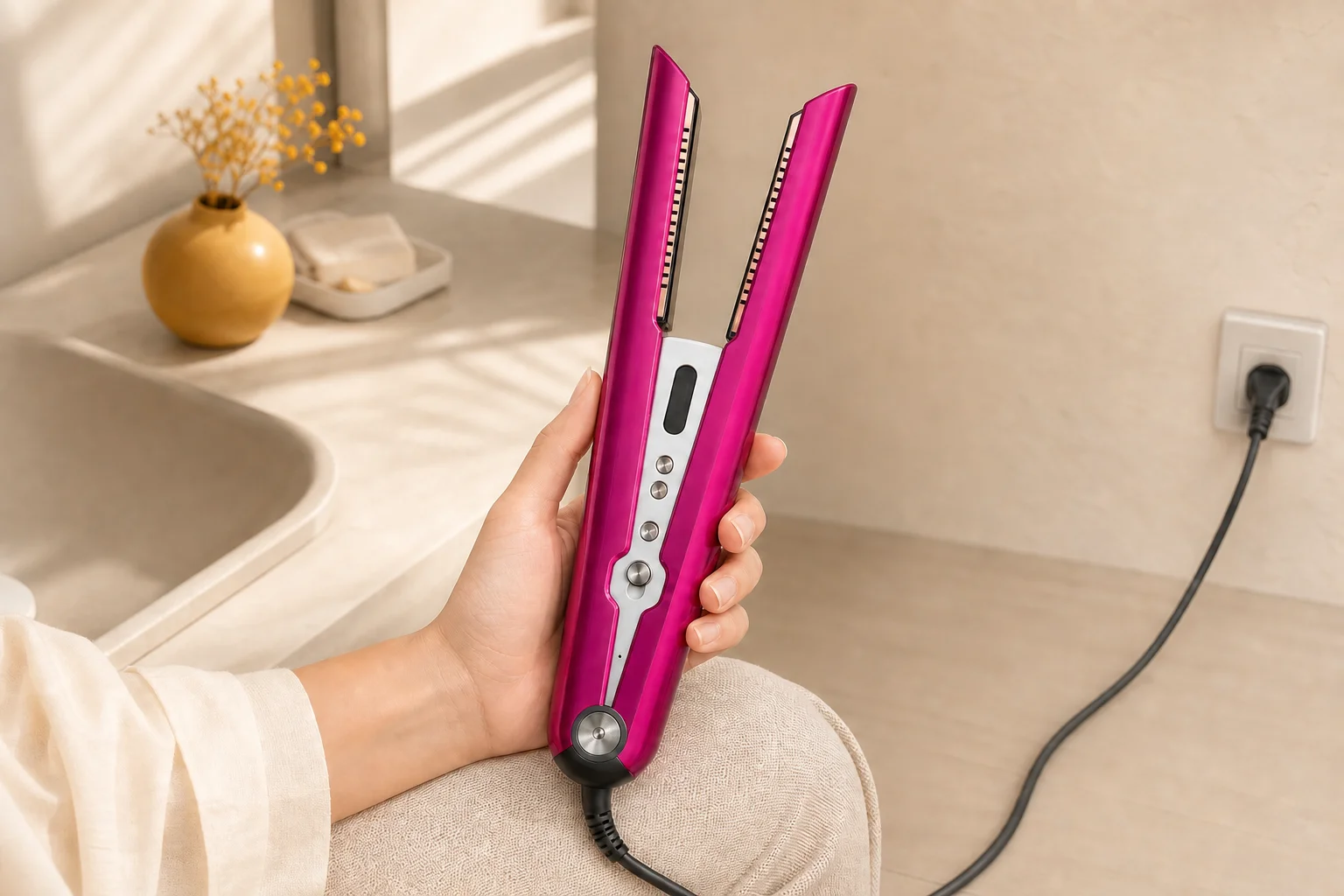 Dyson HS03 FBNを暮らしの中で使うイメージ